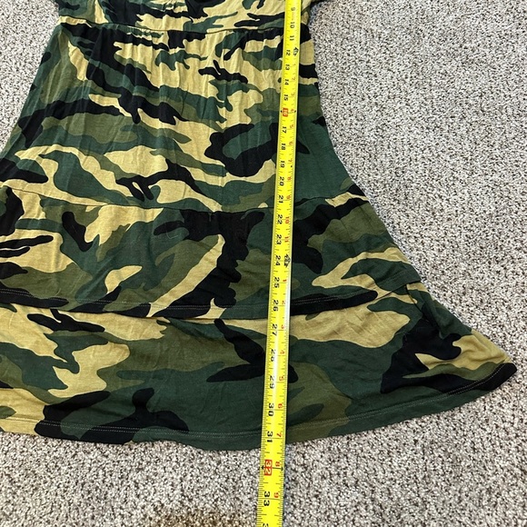 INC Size M Camouflage Camo Tunic Top Gold Ring R$59 - Picture 5 of 9